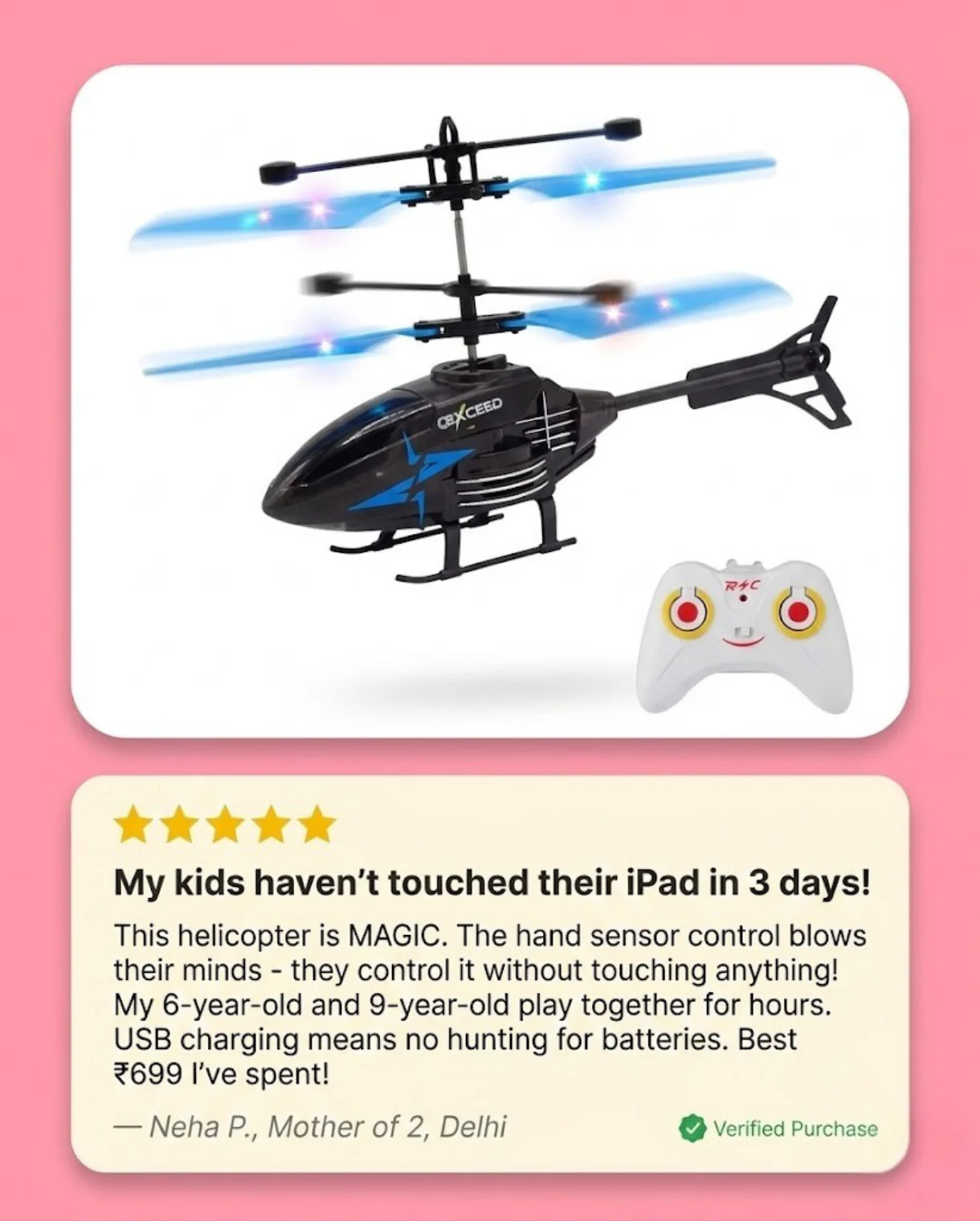 Remote Control Helicopter Toy - Image 12