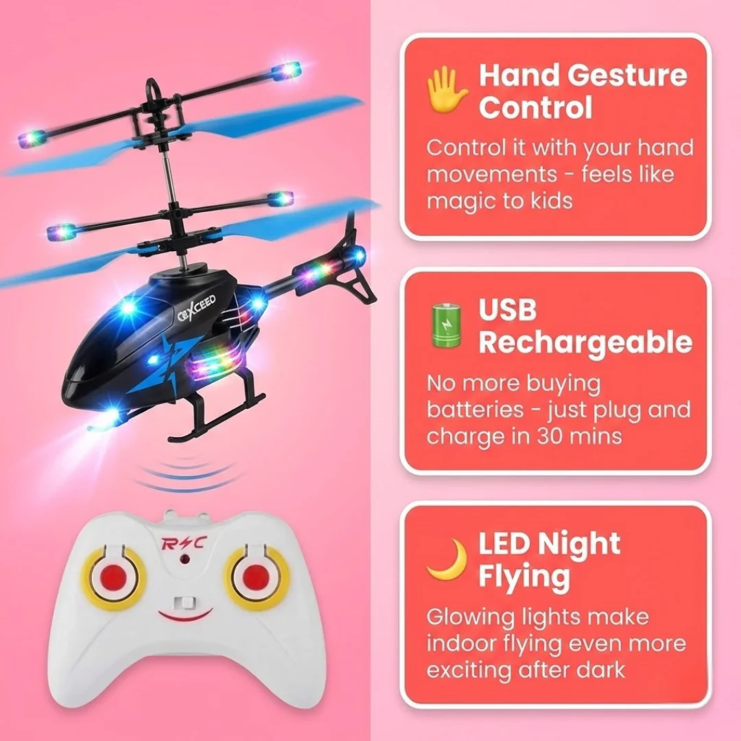 Remote Control Helicopter Toy - Image 5