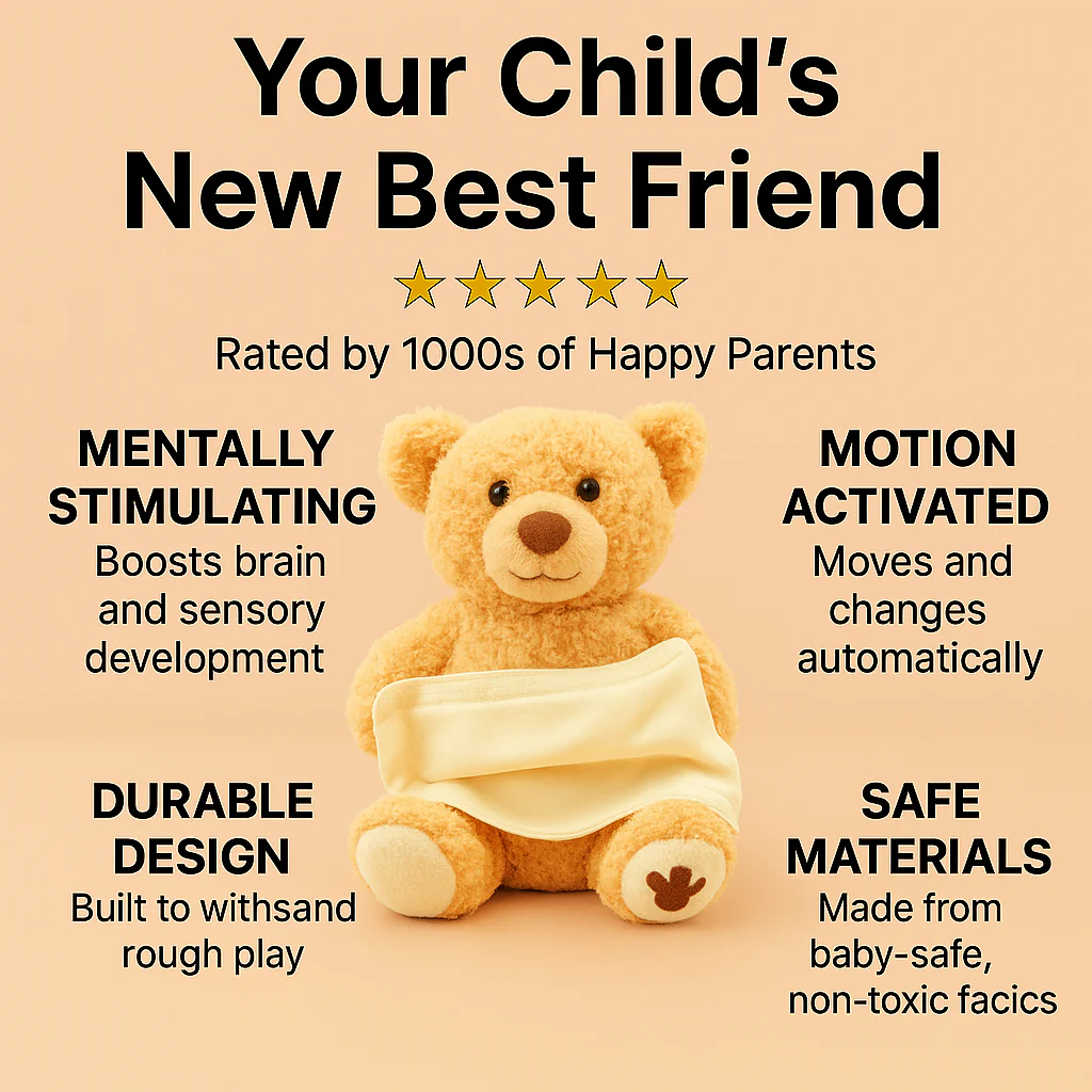 Peek A Boo Teddy Bear - Image 5