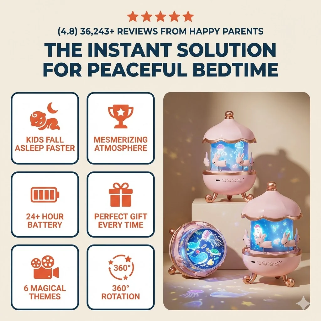 Rabbit Night Light Projector - Image 12