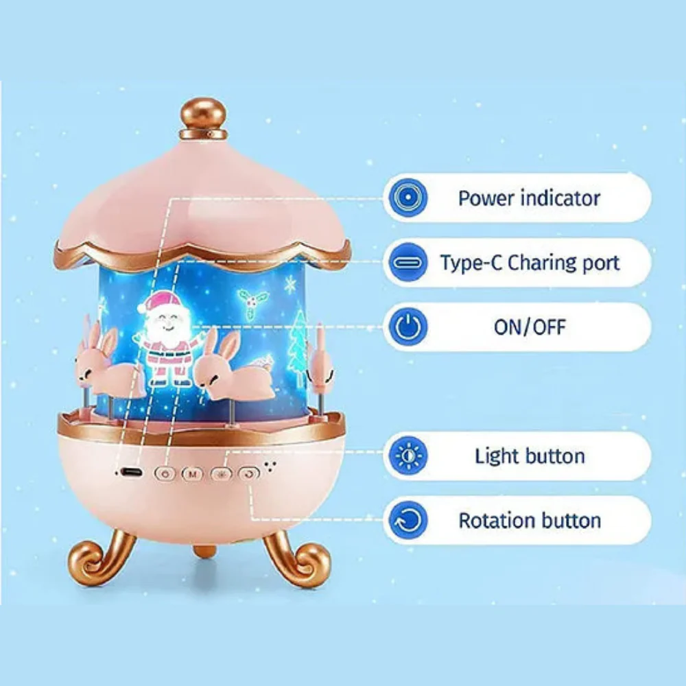 Rabbit Night Light Projector - Image 14