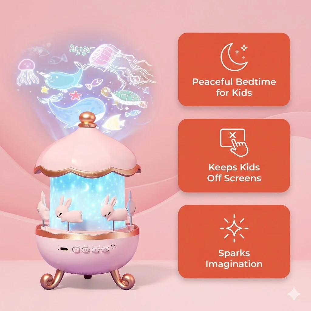Rabbit Night Light Projector - Image 3