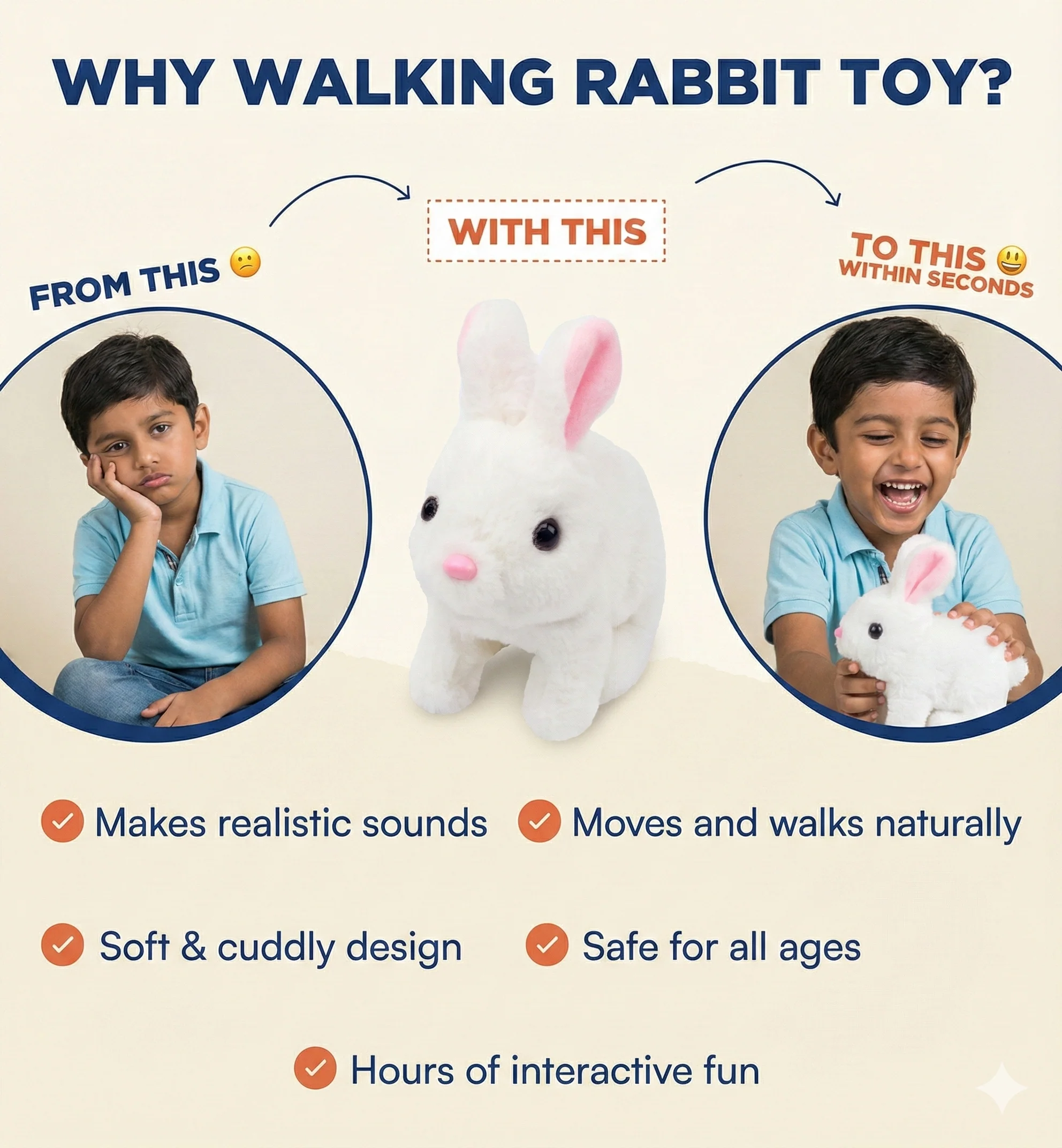 Walking Rabbit Toy - Image 4